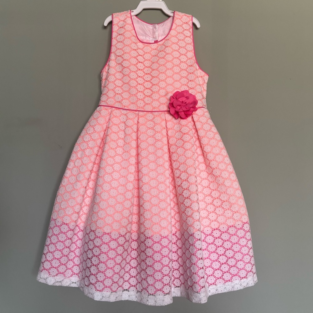 Jona Michelle Pink and White Floral Dress